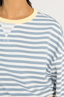 Stripe Rib Trim Sweatshirt, Antique Blue - 0625-113.jpg